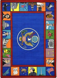 Joy Carpets Kid Essentials Symbols of America Multi
